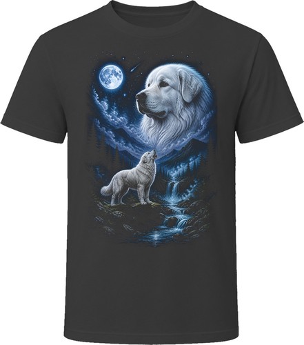 Great pyrenees howling the - great, at
