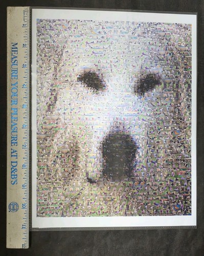 Great pyrenees mosaic - "great,
